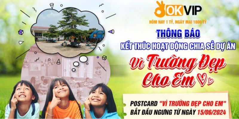 Đội ngũ OKVIP từ thiện xây trường cho trẻ em nghèo